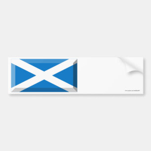 St- Andrewflagge von Schottland-Juwel Autoaufkleber