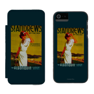 St. Andrews Algonquin Vintage PosterEuropa Incipio Watson™ iPhone 5 Geldbörsen Hülle