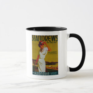 St. Andrews Algonquin Vintage PosterEuropa Tasse