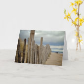 St. Andrews Beach #3 [Grußkarte] Karte (Gelbe Blume)