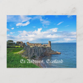 St Andrews Castle, Schottland, Postkarte