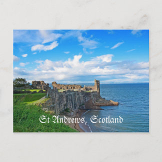 St Andrews Castle, Schottland Postkarte