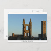 St Andrews Cathedral Postkarte (Vorne/Hinten)