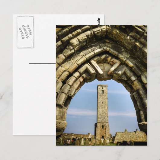 St Andrews Cathedral Postkarte (Vorne/Hinten)