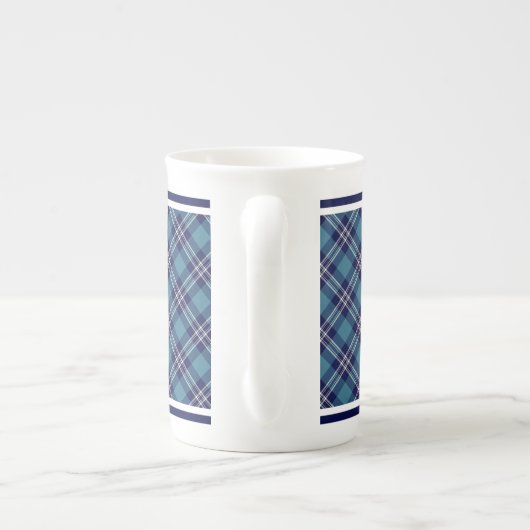 St Andrews District Tartan Bone China Tasse (Rückseite)