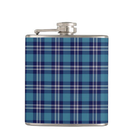 St Andrews District Tartan Hip Flask Flachmann