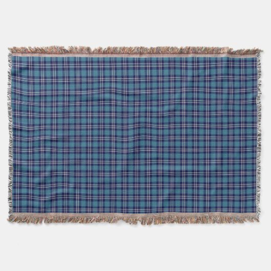 St Andrews District Tartan Throw Blanket Decke (Vorderseite)