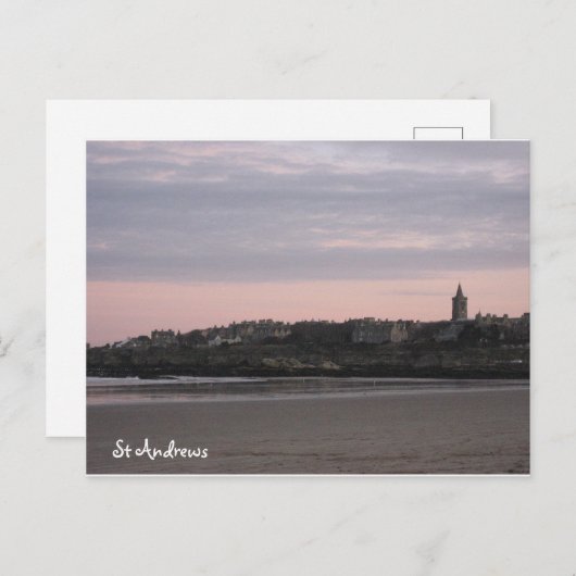 St Andrews in Dusk Postkarte (Vorne/Hinten)