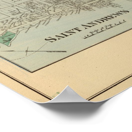 St Andrews NB Poster (Ecke)