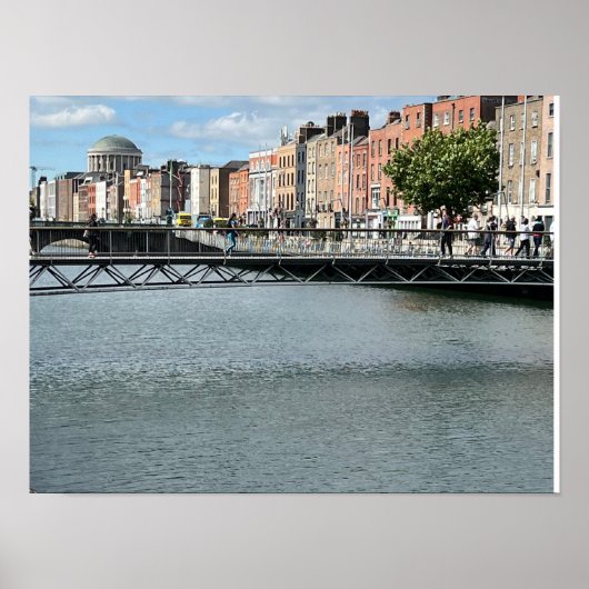 St Andrew's River Liffey Dublin Irland Europa Poster (Vorne)