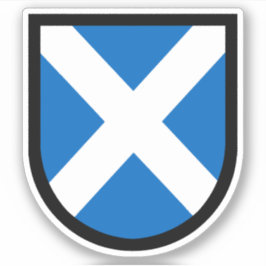 St. Andrew's Schild - 1 Anschnitt Aufkleber