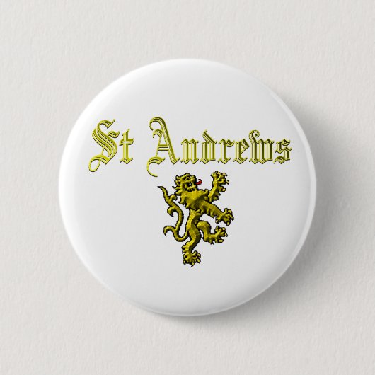 St Andrews Schottland Button (Vorderseite)