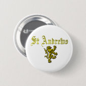 St Andrews Schottland Button (Vorne & Hinten)