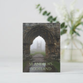 St Andrews, Schottland Kathedrale Arches in Dense Postkarte (Stehend Vorderseite)