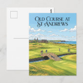St Andrews Schottland Postkarte (Vorne/Hinten)