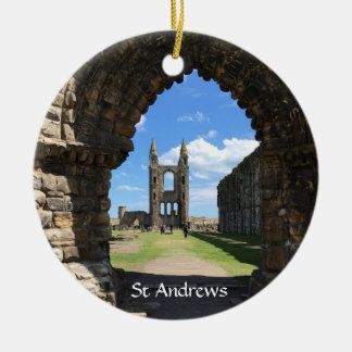 St Andrews Scotland Britain Kathedrale Church Ruin Keramik Ornament