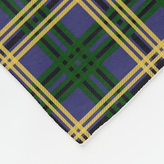St. Andrews University - Tartan Fleecedecke (Ecke)