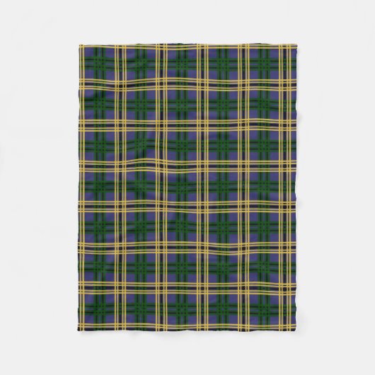 St. Andrews University - Tartan Fleecedecke (Vorderseite)