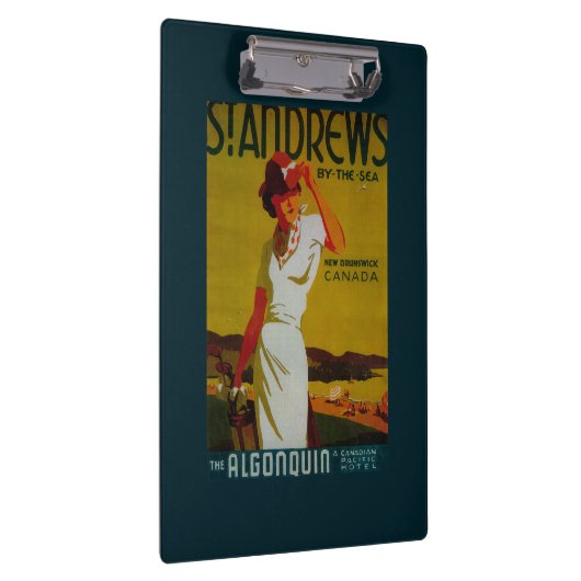 St AndrewsAlgonquin Vintages PosterEurope Klemmbrett (Rechts)