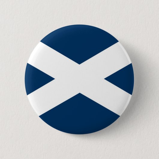 St- Andrewskreuz Button (Vorderseite)