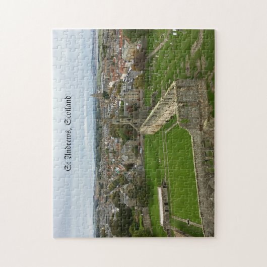 St- Andrewsstadtluftaufnahme vom Kathedralen-Turm Puzzle (Vertikal)