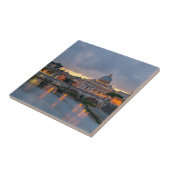 St. Angelo Bridge, Petersdom, Rom Fliese (Seite)