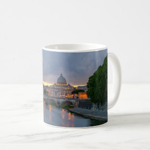 St. Angelo Bridge, Petersdom, Rom Kaffeetasse