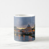 St. Angelo Bridge, Petersdom, Rom Kaffeetasse (Mittel)