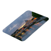 St. Angelo Bridge, Petersdom, Rom Magnet (Linke Seite)