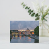 St. Angelo Bridge, Petersdom, Rom Postkarte (Stehend Vorderseite)