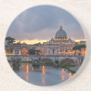 St. Angelo Bridge, Petersdom, Rom Untersetzer
