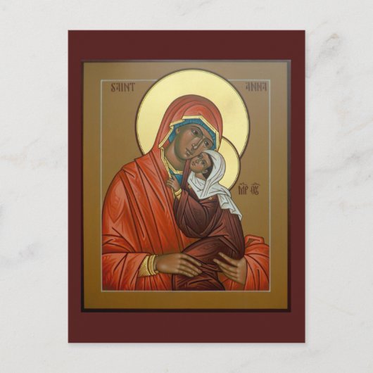 St. Anna-Gebetskarte Postkarte (Vorderseite)