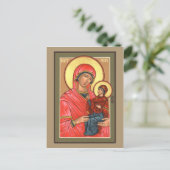 St. Anna Prayer Card Postkarte (Stehend Vorderseite)