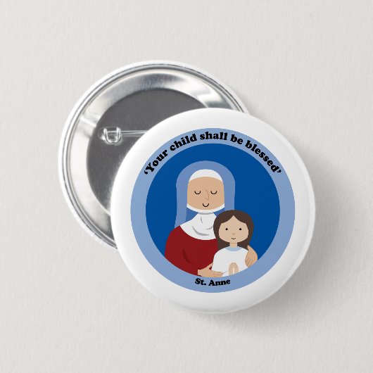 St. Anne Button (Vorne & Hinten)
