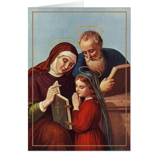 St. Anne Joachim, Jungfrau Mary, Christliches Gebe (Vorne)