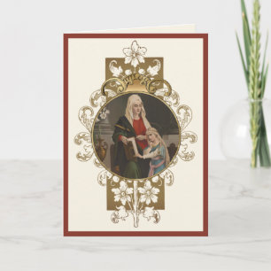St. Anne Jungfrau Maria religiöse elegante mariani Karte