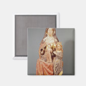 St. Anne, Jungfrau und Kind, Magnet (Vorderseite/Rückseite)