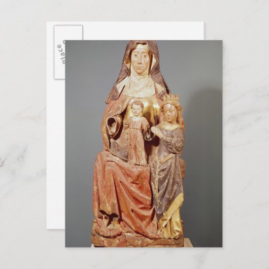 St. Anne, Jungfrau und Kind, Postkarte (Vorne/Hinten)