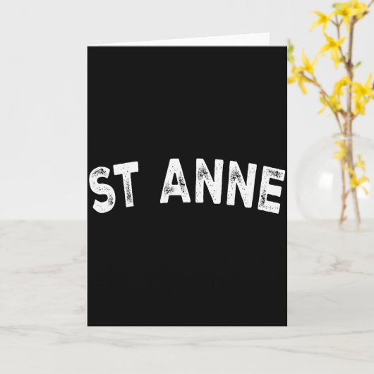 St Anne  Karte (Gelbe Blume)