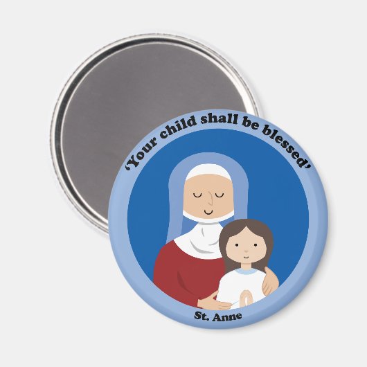 St. Anne Magnet (Vorderseite/Rückseite)