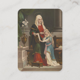St. Anne mit gesegneter Jungfrau Mary Katholisches Platzkarte