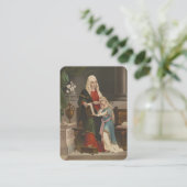 St. Anne mit gesegneter Jungfrau Mary Katholisches Platzkarte (Stehend Vorderseite)
