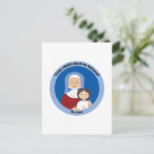 St. Anne Postkarte (Stehend Vorderseite)