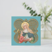 St. Anne und BVM in einer Barbed Quatrefolie (BK67 (Stehend Vorderseite)