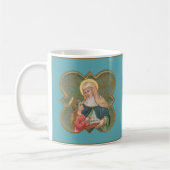 St. Anne und BVM in einer Barbed Quatrefolie (BK67 Kaffeetasse (Links)