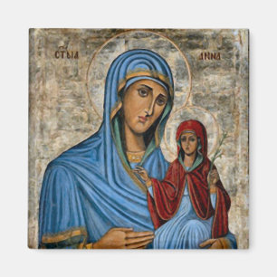 St. Anne und das orthodoxe Theotokos-Christliche I Magnet