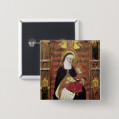 St Anne und die Jungfrau Button (Vorne & Hinten)