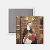 St. Anne und die Jungfrau Magnet (Vorderseite/Rückseite)