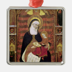 St Anne und die Jungfrau Silbernes Ornament