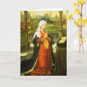 St Anne, welches die Jungfrau Mary begreift Karte (Gelbe Blume)